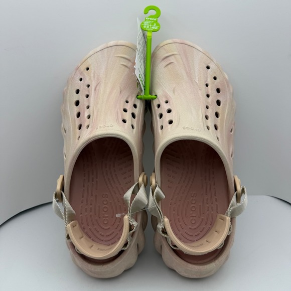 Crocs Echo Marbled Clog‎ Mens M9 W11 Quartz Multi Color Slip On Shoes NWT main image 8
